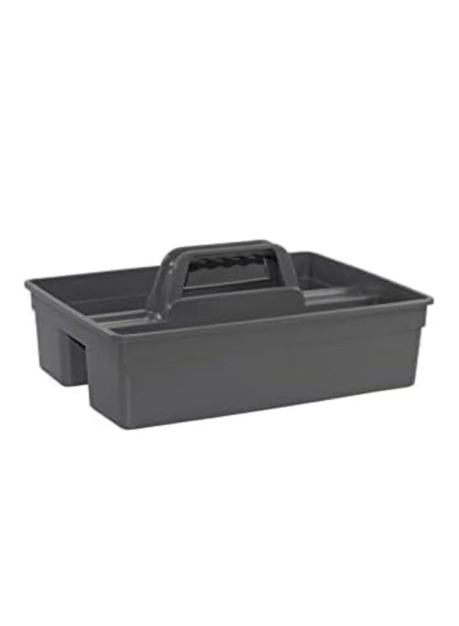 SHREEVA Plastic Caddy Bucket New Model 2-Compartment Industrial Caddy Bucket, Bathroom Caddy Organizer Basket, Bathroom Organizer Basket, Tool Organizer, Cleaning Supplies, Multicolor - Image 3